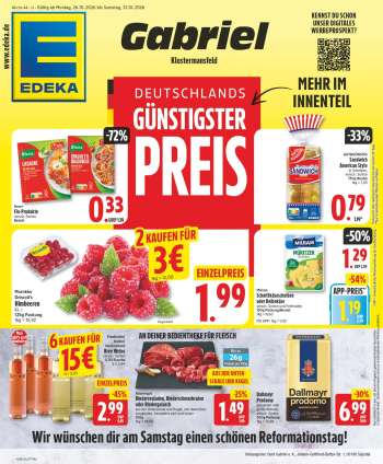 Prospekte Edeka - 26.10.2026 - 31.10.2026.