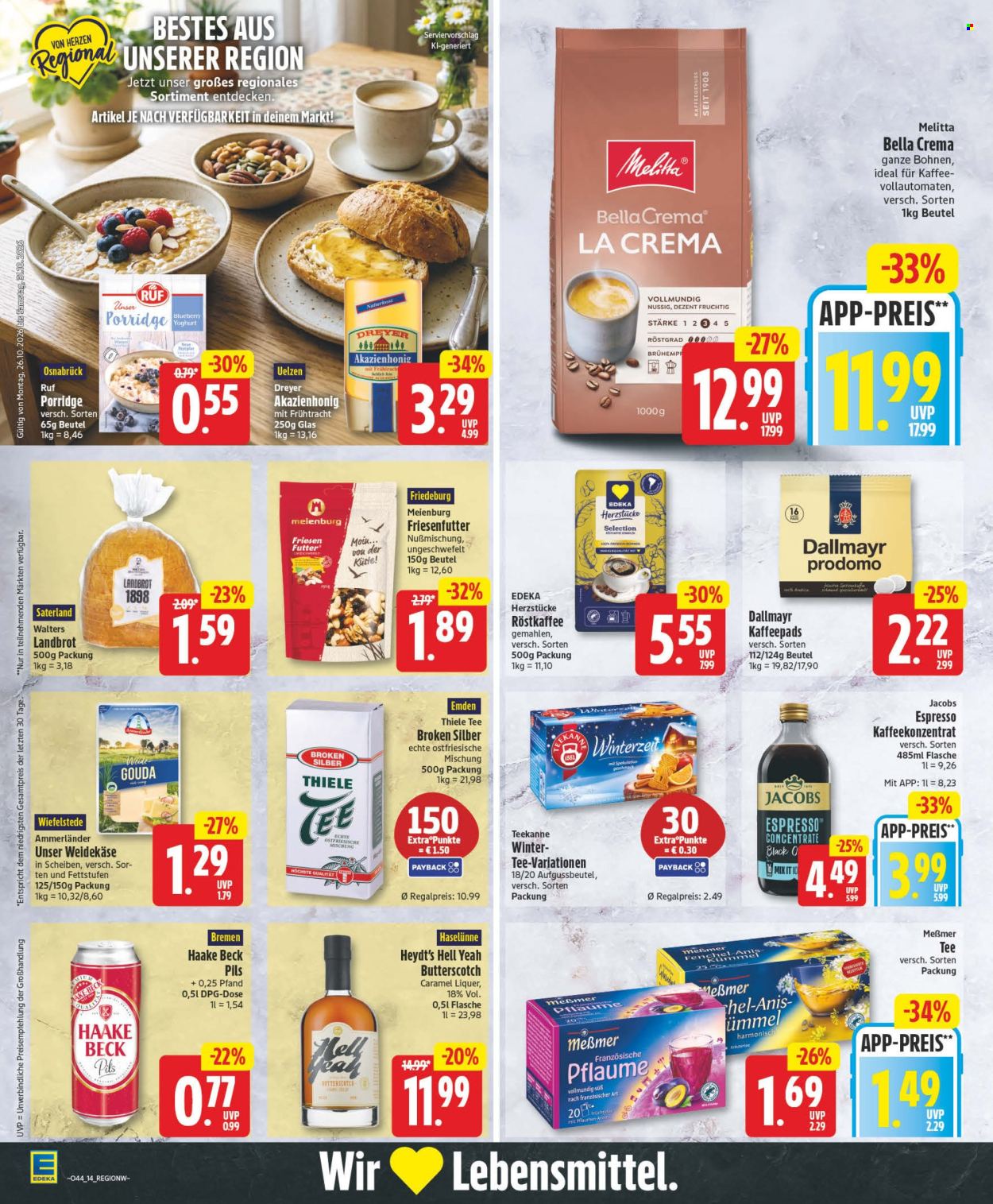 Edeka Prospekte  - 26.10.2026 - 31.10.2026. Seite 14