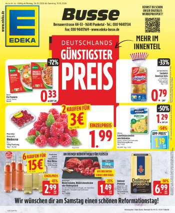 Prospekte Edeka - 26.10.2026 - 31.10.2026.