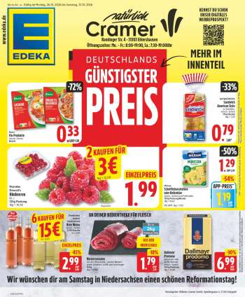 Prospekte Edeka - 26.10.2026 - 31.10.2026.