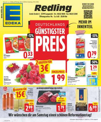 Prospekte Edeka - 26.10.2026 - 31.10.2026.