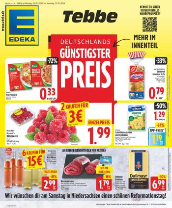 Prospekte Edeka - 26.10.2026 - 31.10.2026.