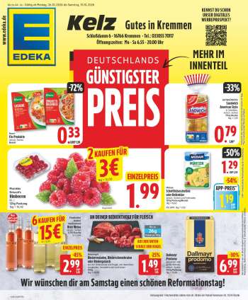 Prospekte Edeka - 26.10.2026 - 31.10.2026.