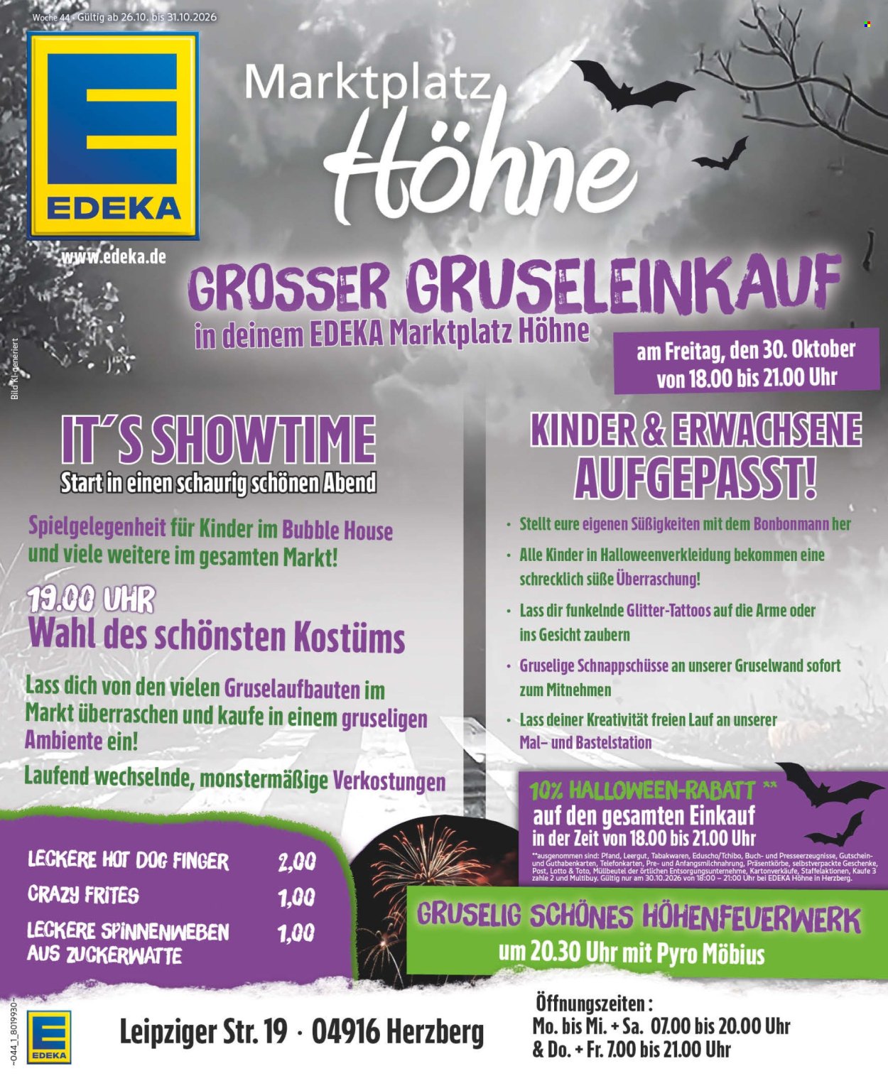 Edeka Prospekte  - 26.10.2026 - 31.10.2026. Seite 1