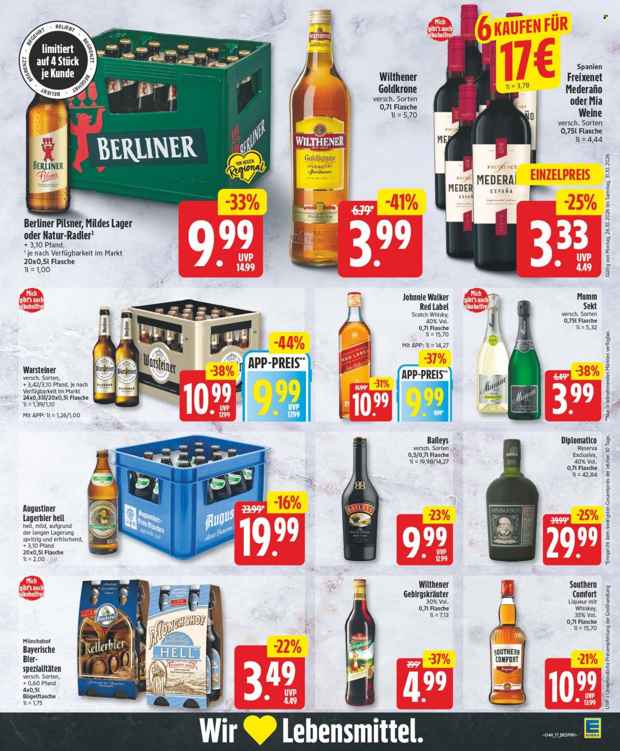 Edeka Prospekte  - 26.10.2026 - 31.10.2026. Seite 17