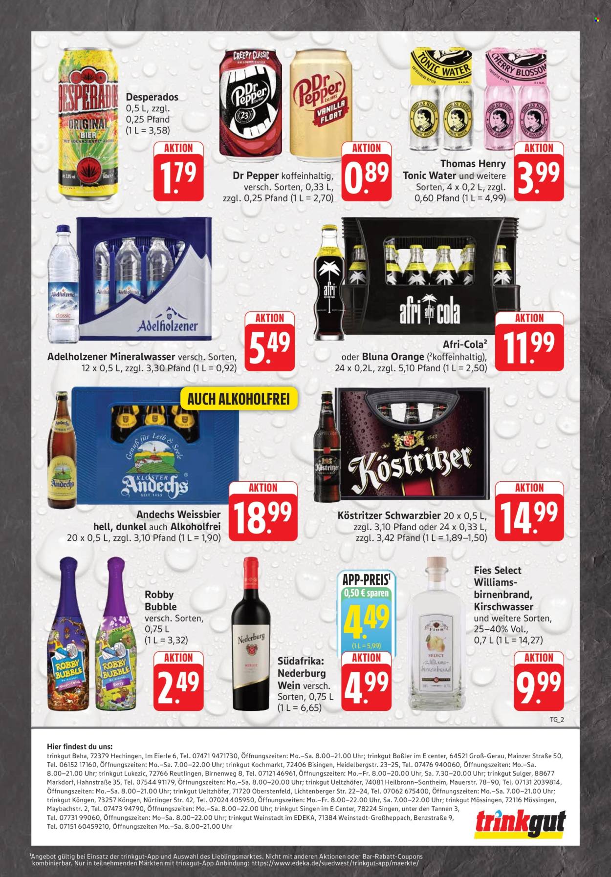 Edeka Getränkemarkt Prospekte  - 26.10.2026 - 31.10.2026. Seite 2