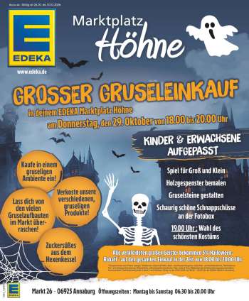 Prospekte Edeka - 26.10.2026 - 31.10.2026.