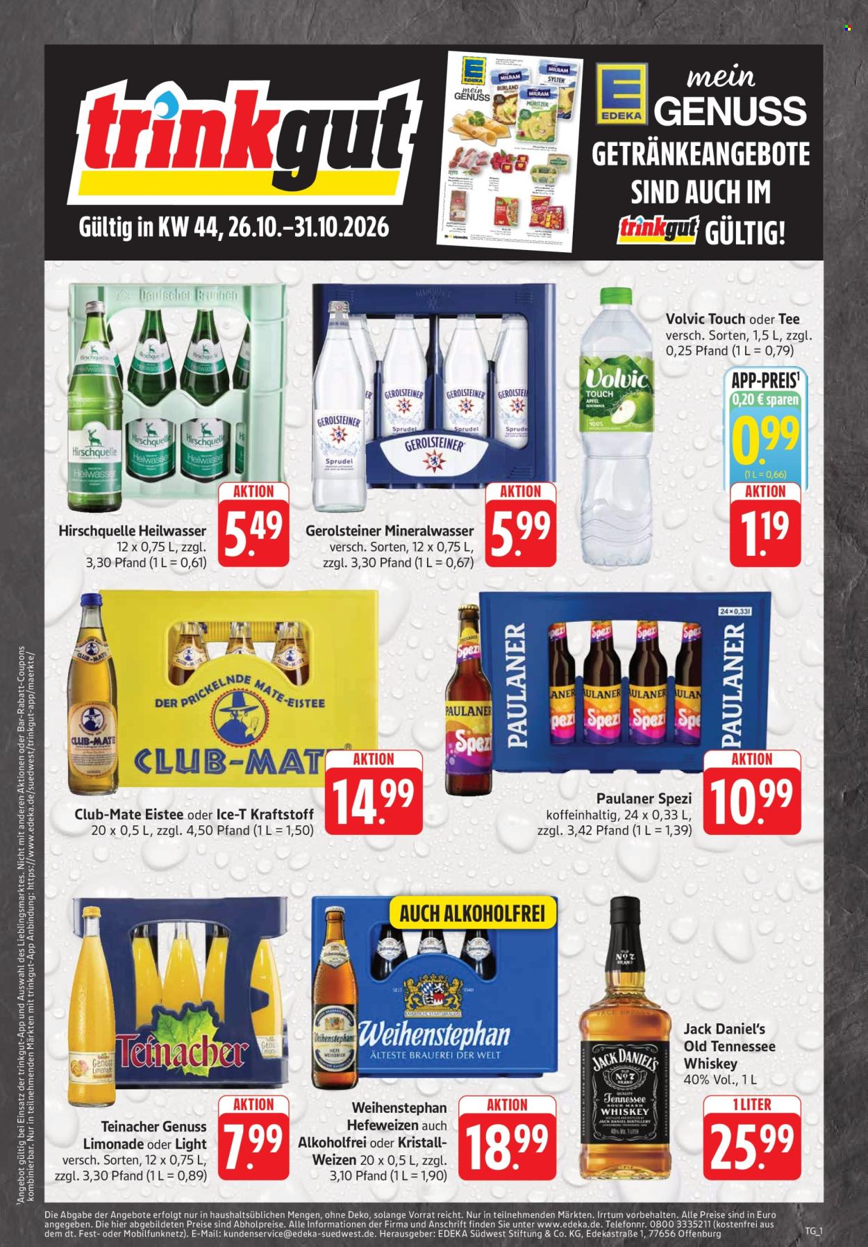 Edeka Prospekte  - 26.10.2026 - 31.10.2026. Seite 1