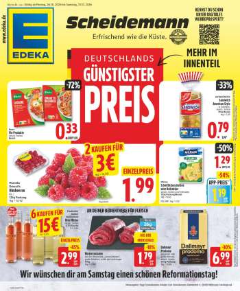 Prospekte Edeka - 26.10.2026 - 31.10.2026.