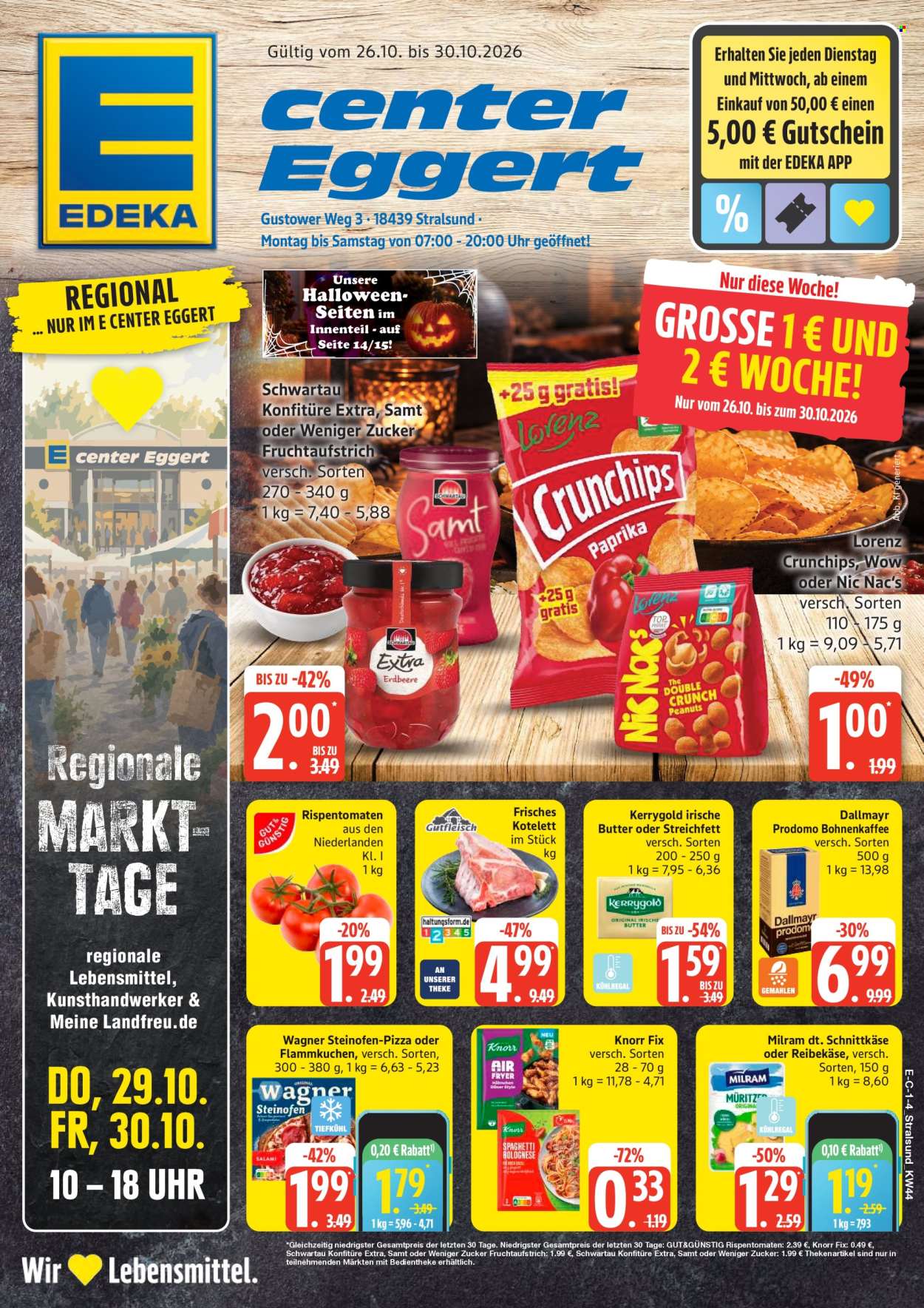 E center Prospekte  - 26.10.2026 - 31.10.2026. Seite 1