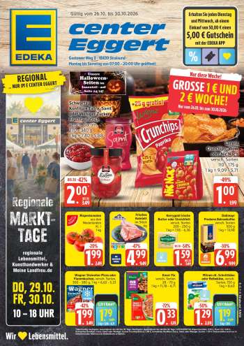 Prospekte E center - 26.10.2026 - 31.10.2026.
