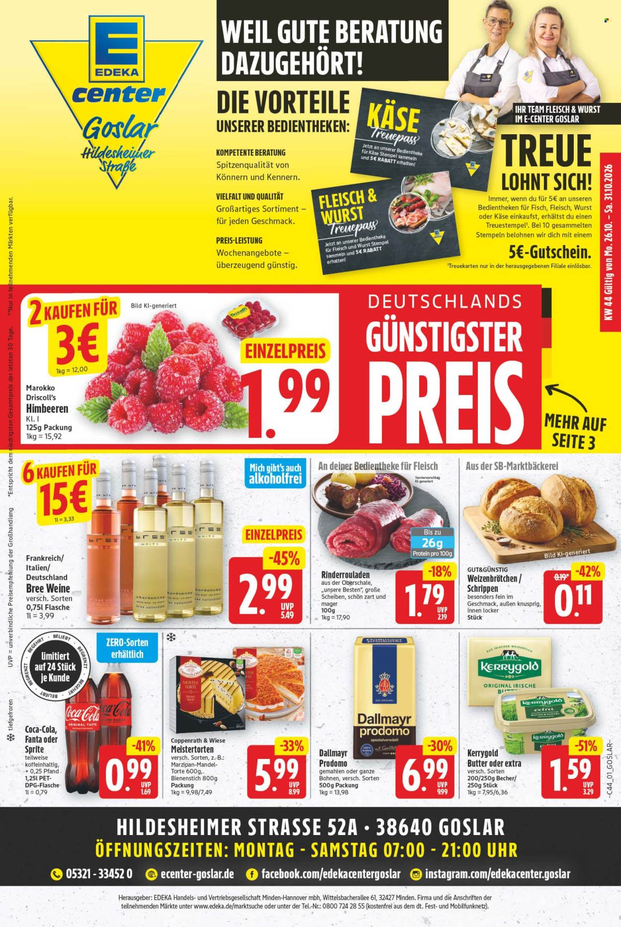 E center Prospekte  - 26.10.2026 - 31.10.2026. Seite 1