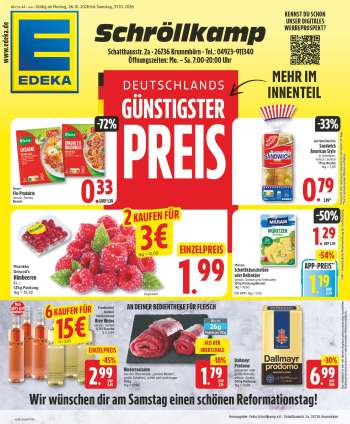 Prospekte Edeka - 26.10.2026 - 31.10.2026.