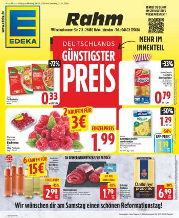 Prospekte Edeka - 26.10.2026 - 31.10.2026.
