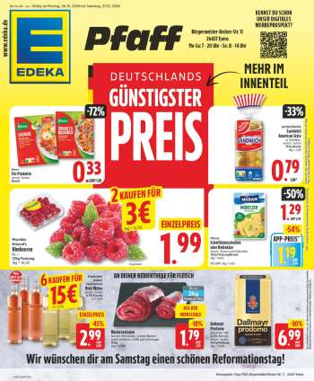 Prospekte Edeka - 26.10.2026 - 31.10.2026.