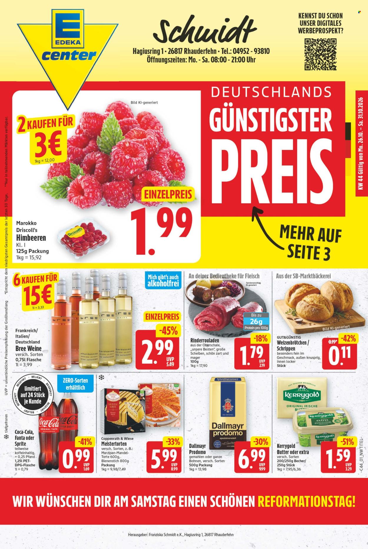 E center Prospekte  - 26.10.2026 - 31.10.2026. Seite 1