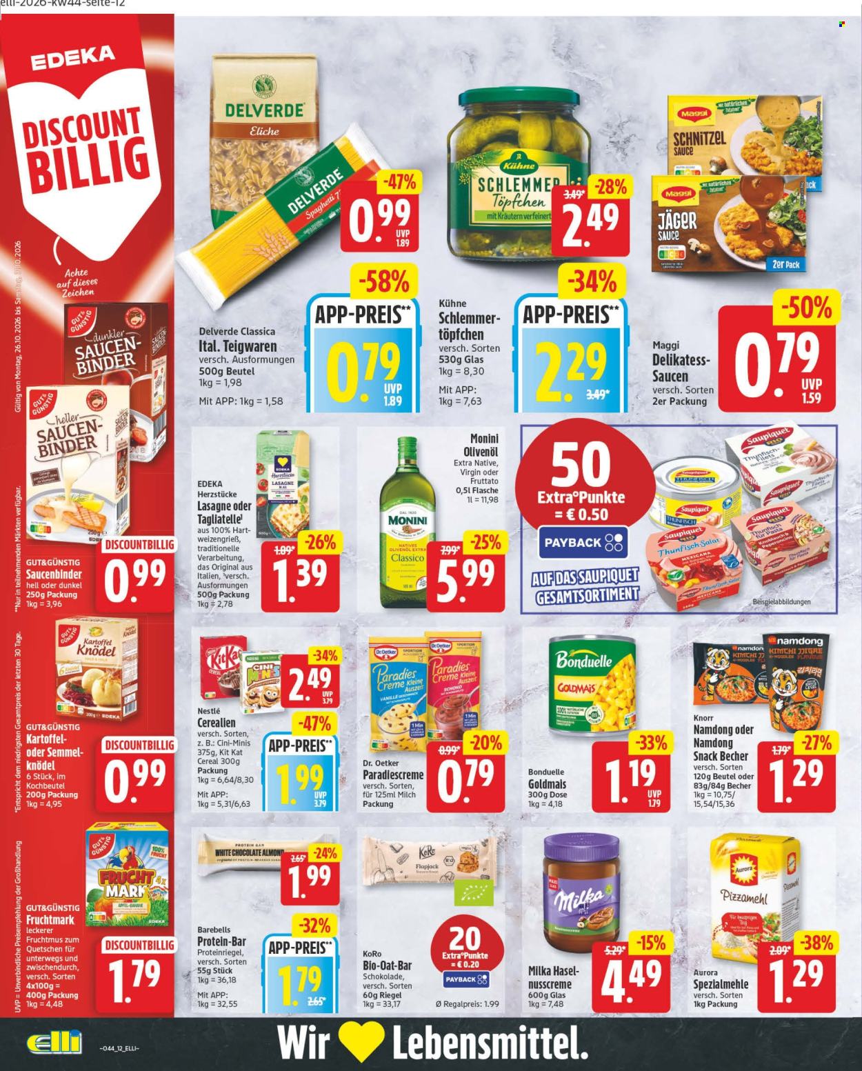 Edeka Prospekte  - 26.10.2026 - 31.10.2026. Seite 12