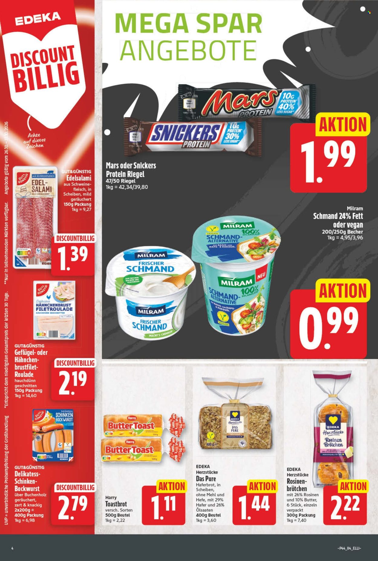 Edeka Prospekte  - 26.10.2026 - 31.10.2026. Seite 4