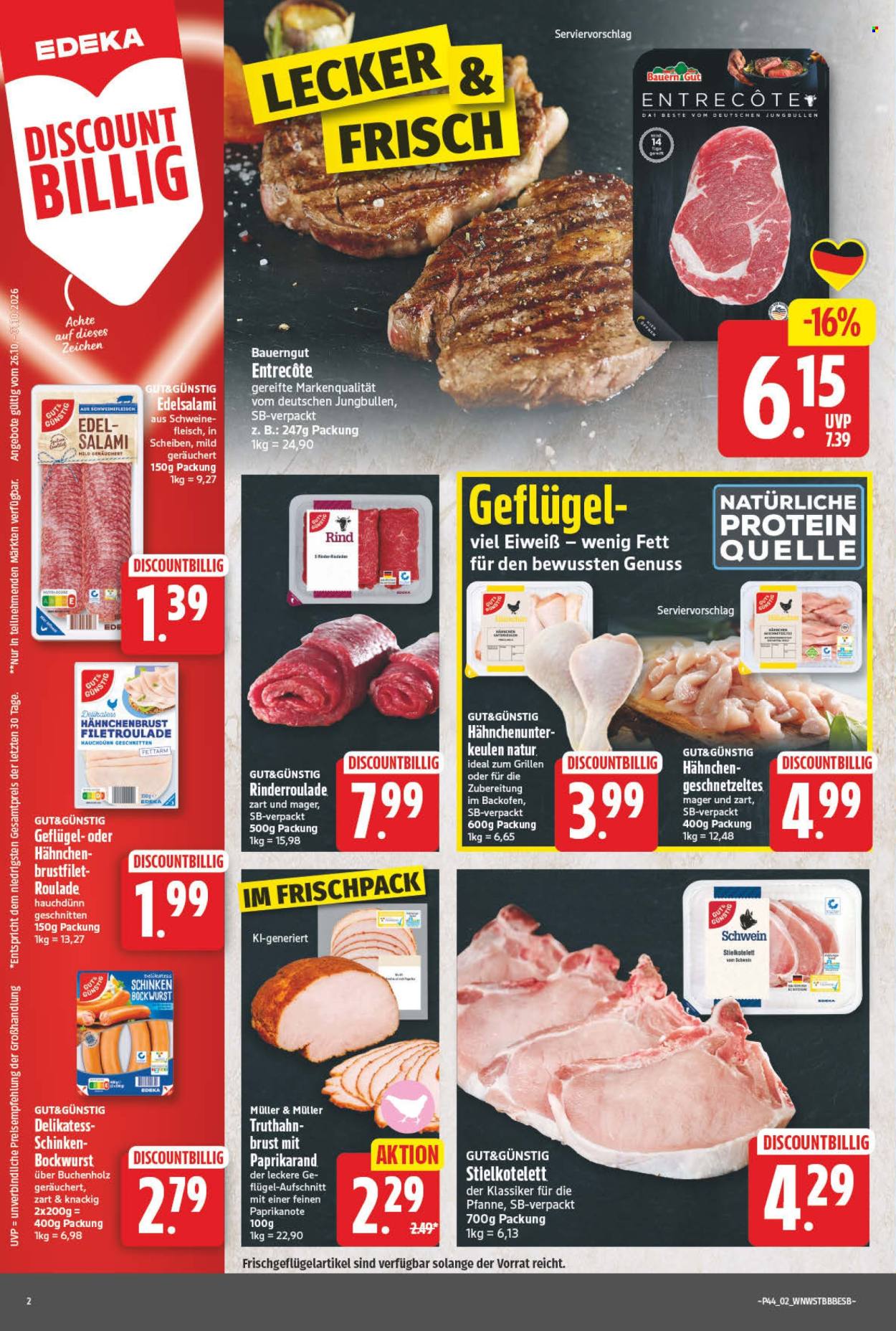 Edeka Prospekte  - 26.10.2026 - 31.10.2026. Seite 2