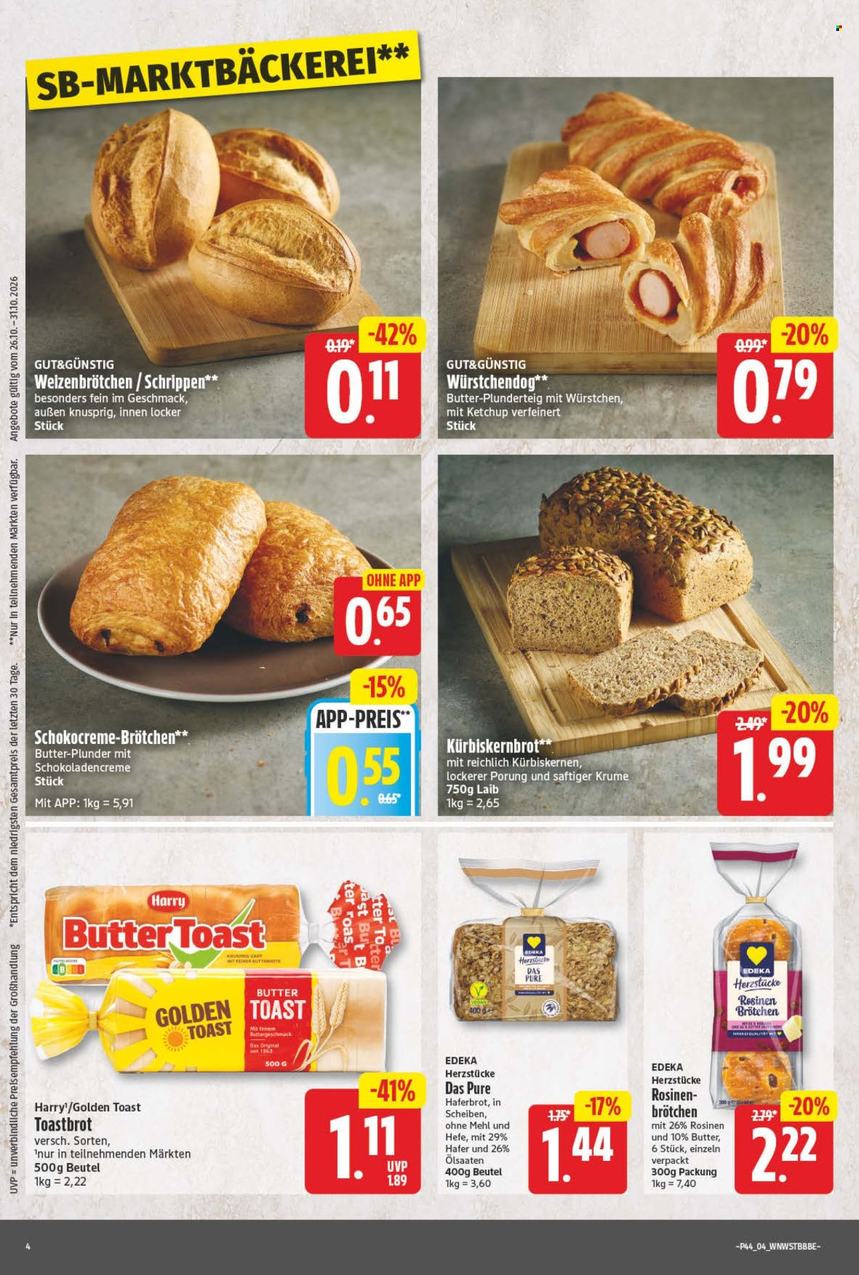 Edeka Prospekte  - 26.10.2026 - 31.10.2026. Seite 4