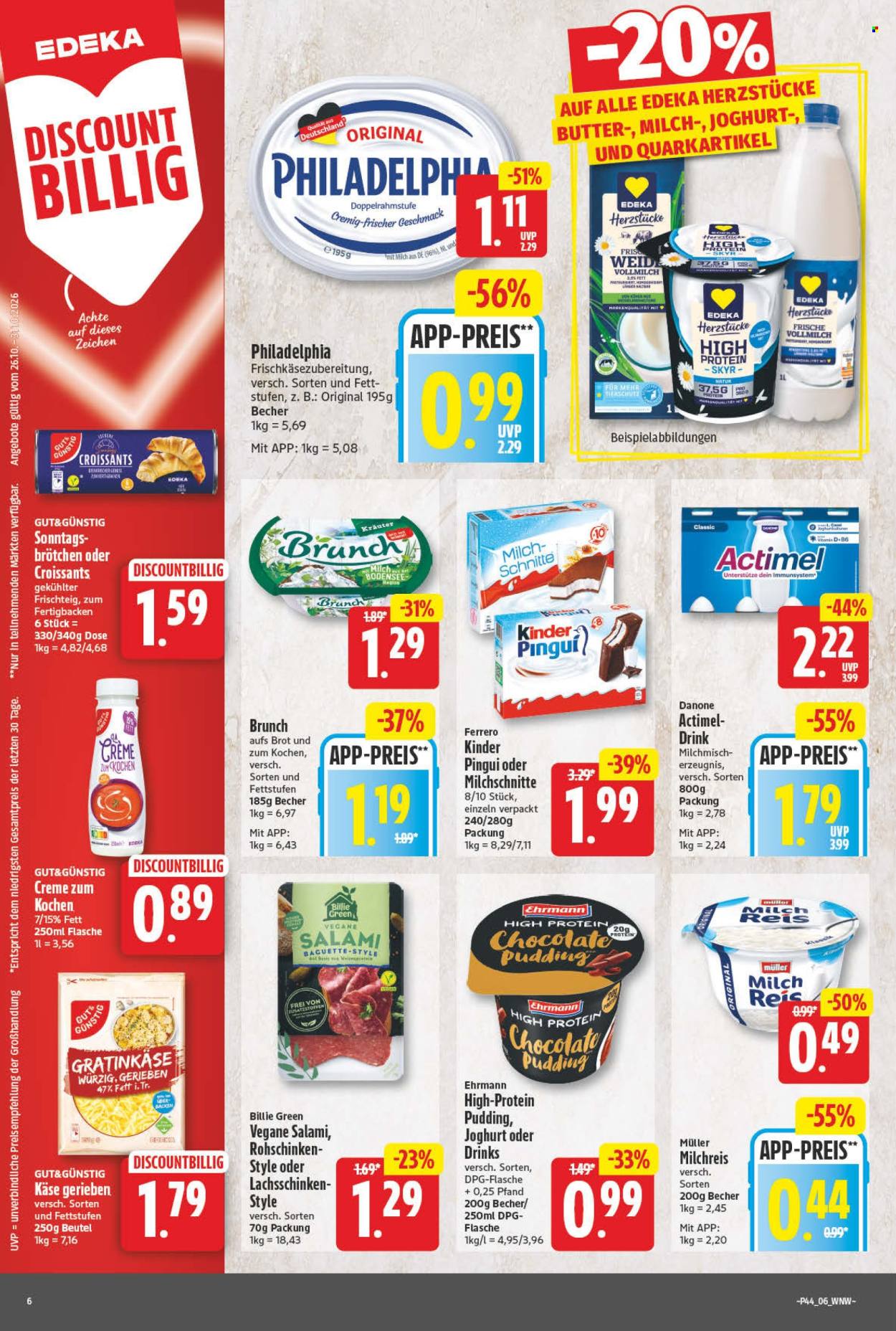 Edeka Prospekte  - 26.10.2026 - 31.10.2026. Seite 6