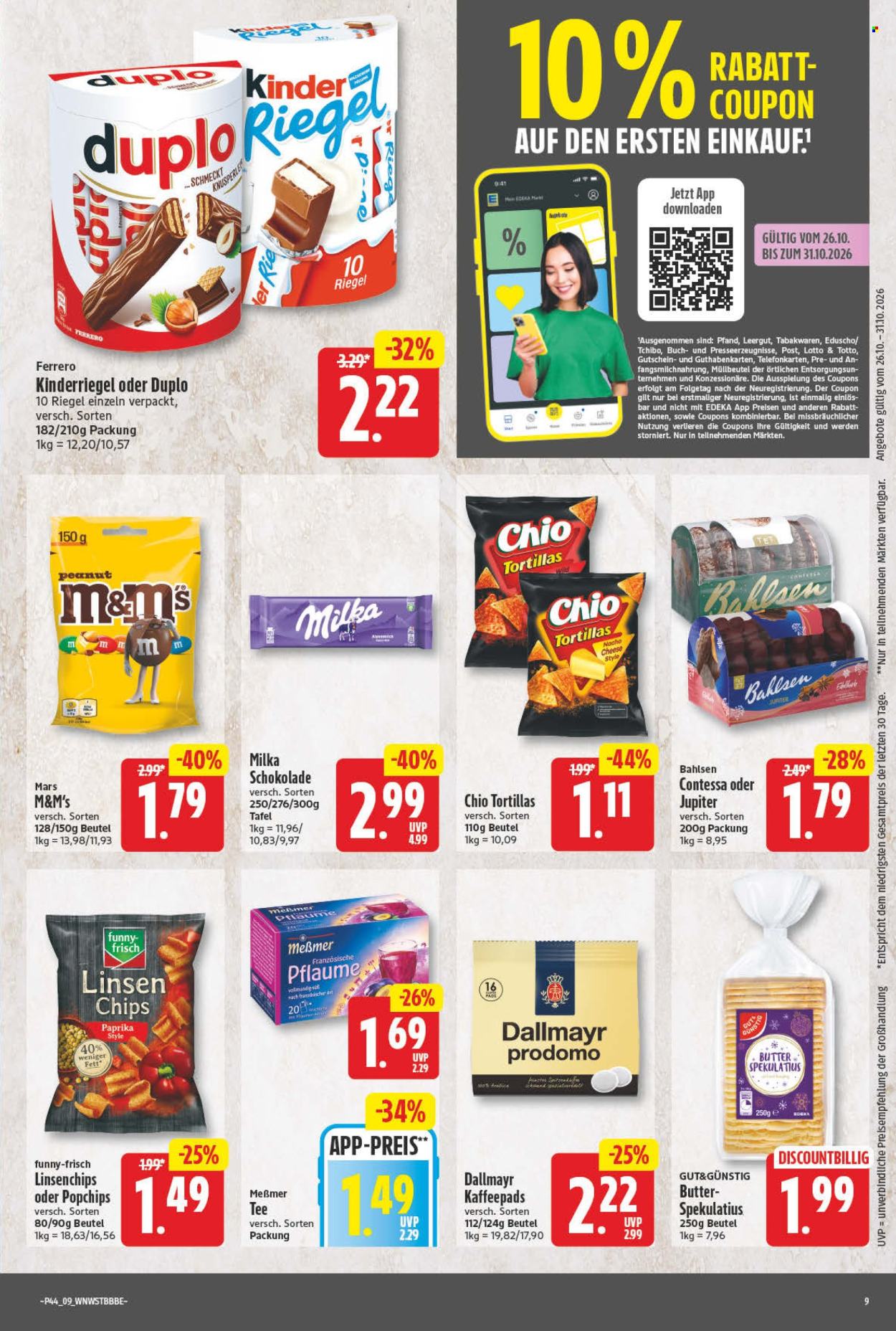 Edeka Prospekte  - 26.10.2026 - 31.10.2026. Seite 9