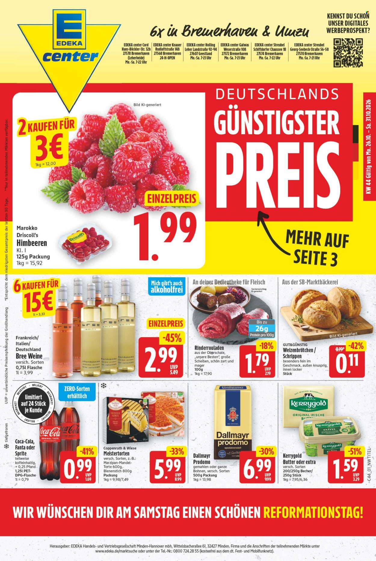 E center Prospekte  - 26.10.2026 - 31.10.2026. Seite 1