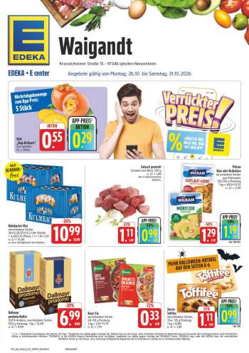 Prospekte Edeka - 26.10.2026 - 31.10.2026.