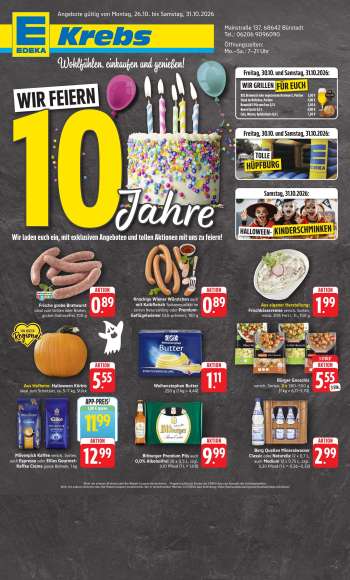 Prospekte Edeka - 26.10.2026 - 31.10.2026.