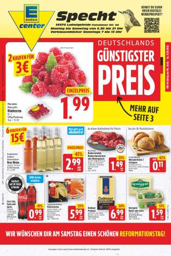 Prospekte E center - 26.10.2026 - 31.10.2026.