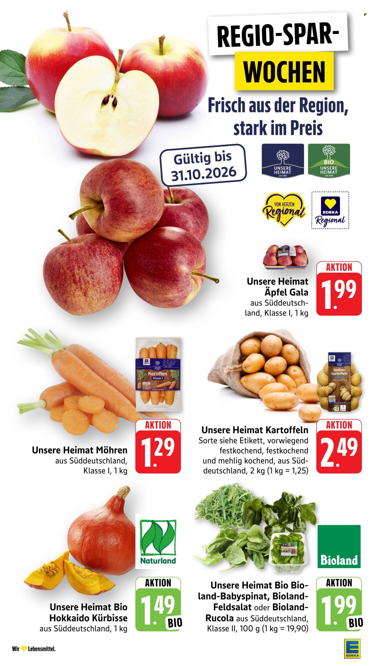 Edeka Prospekte  - 26.10.2026 - 31.10.2026. Seite 8
