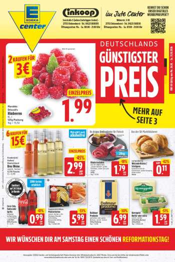 Prospekte E center - 26.10.2026 - 31.10.2026.