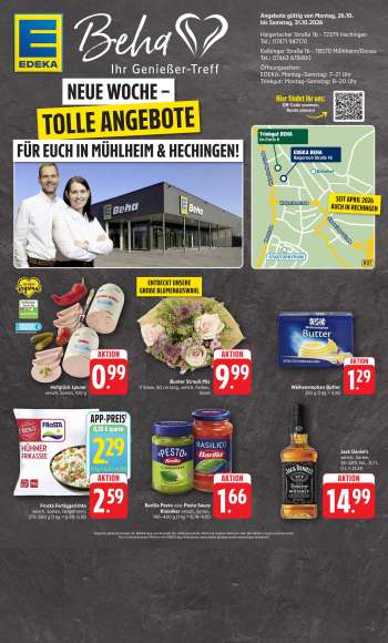 Prospekte Edeka - 26.10.2026 - 31.10.2026.