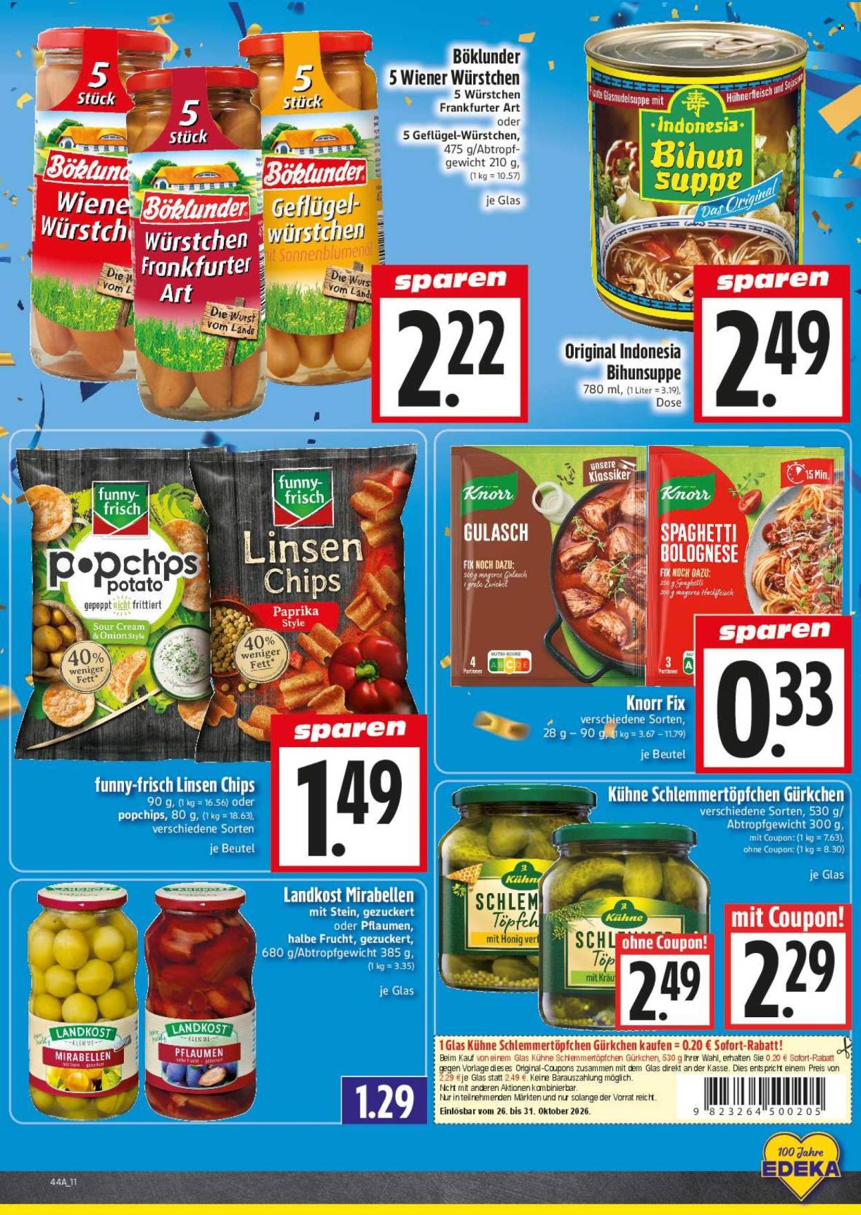 Edeka Prospekte  - 26.10.2026 - 31.10.2026. Seite 11