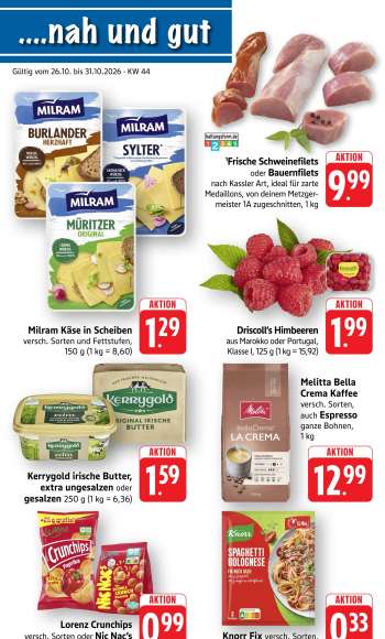 Prospekte Edeka - 26.10.2026 - 31.10.2026.