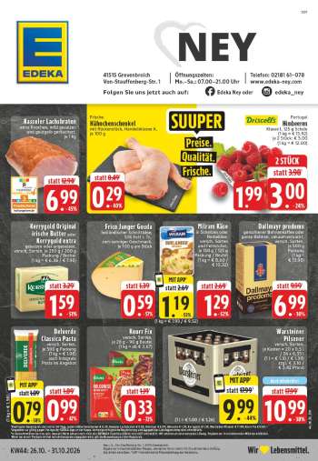Prospekte Edeka - 26.10.2026 - 31.10.2026.