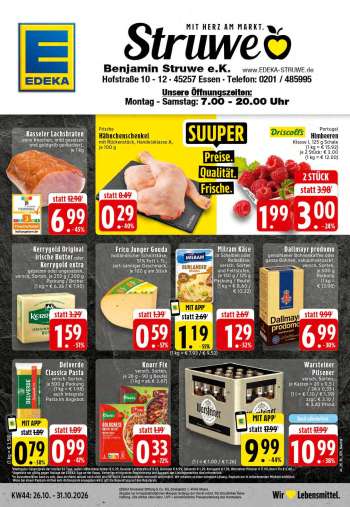 Prospekte Edeka - 26.10.2026 - 31.10.2026.