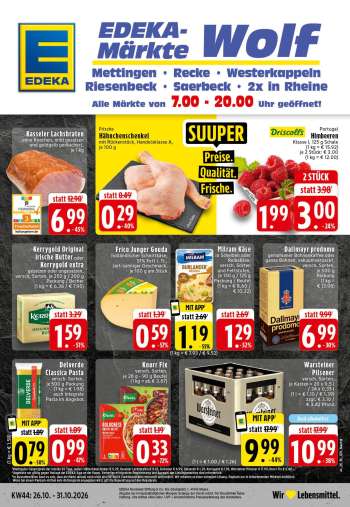 Prospekte Edeka - 26.10.2026 - 31.10.2026.