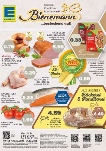Prospekte E center - 26.10.2026 - 31.10.2026.