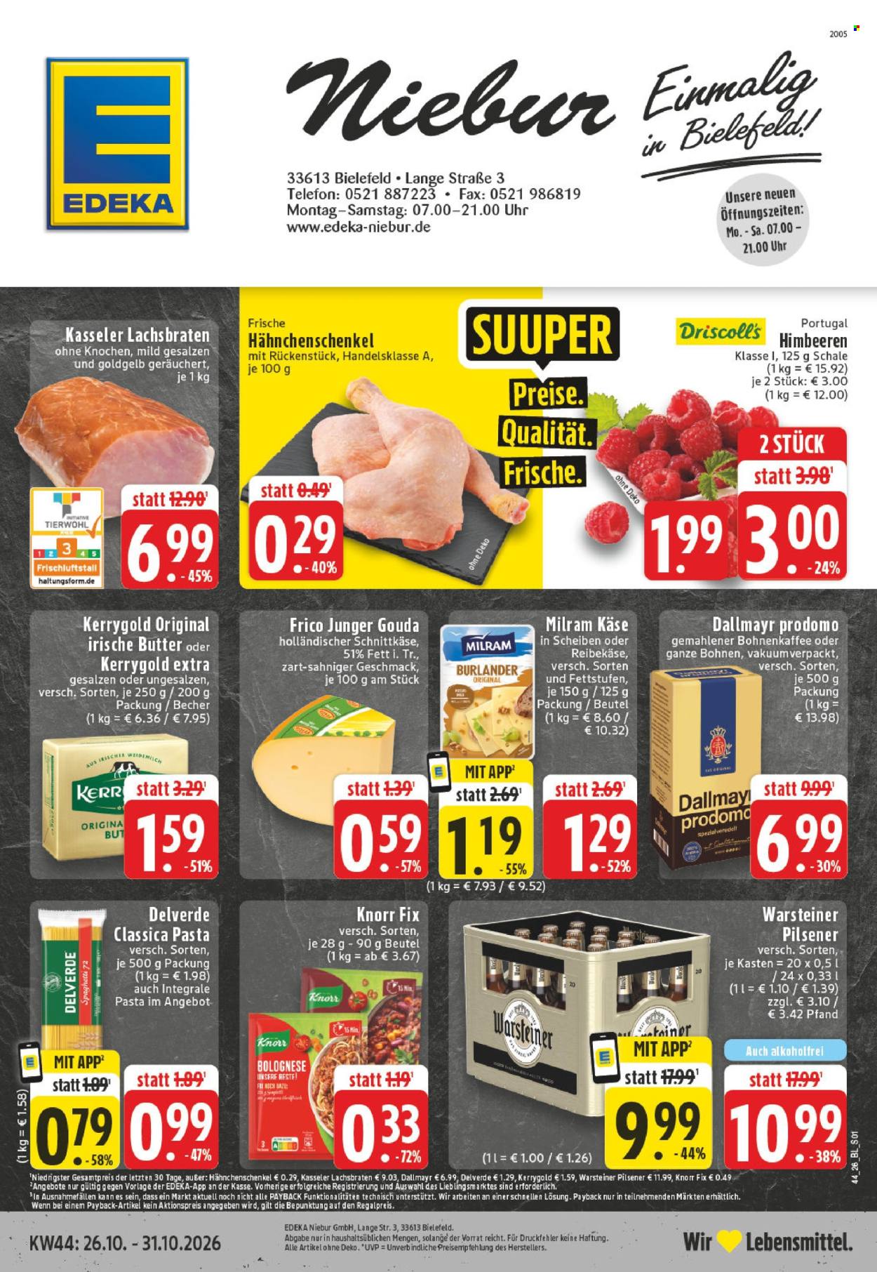 Edeka Prospekte  - 26.10.2026 - 31.10.2026. Seite 1