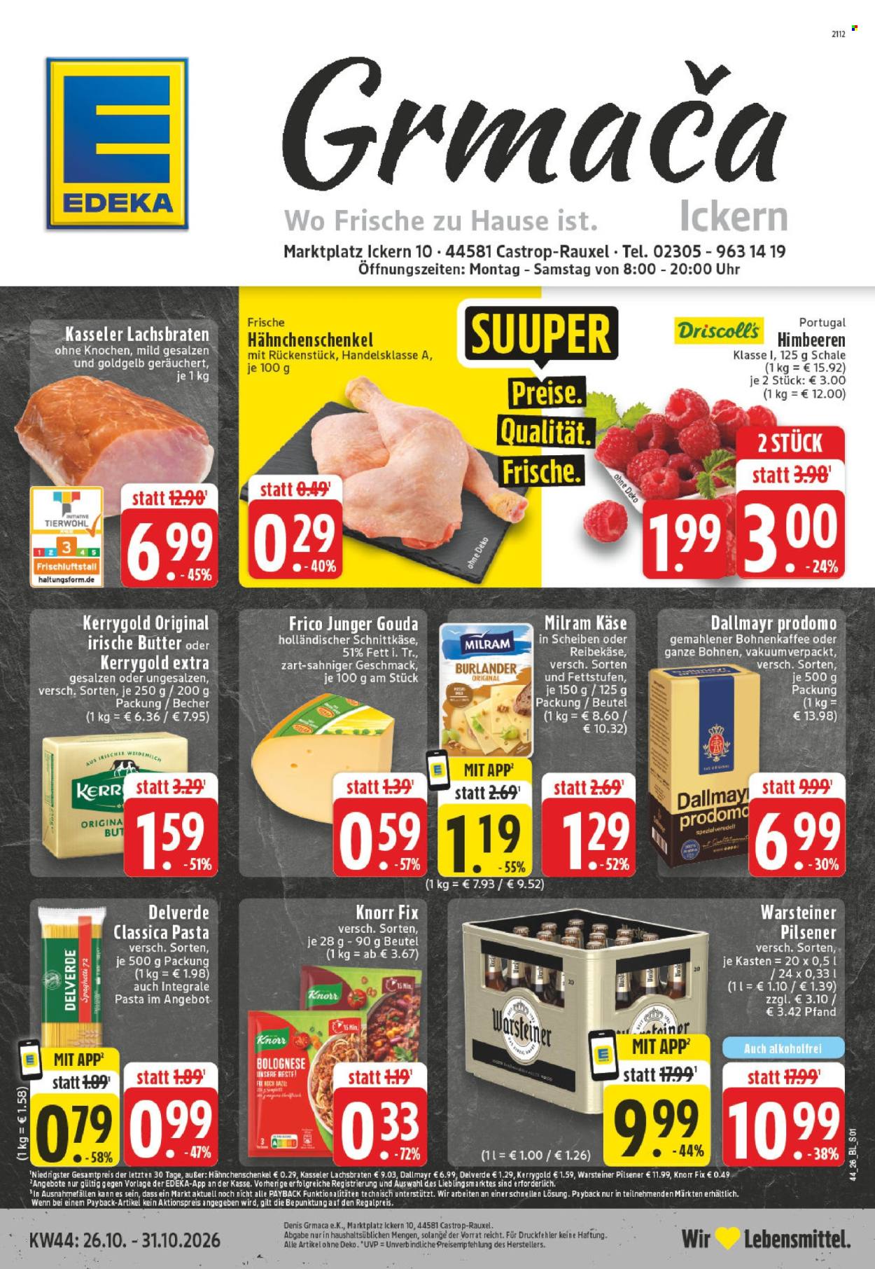 Edeka Prospekte  - 26.10.2026 - 31.10.2026. Seite 1