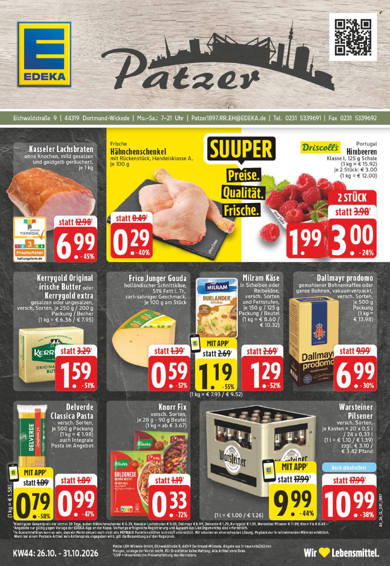 Edeka Prospekte  - 26.10.2026 - 31.10.2026. Seite 1