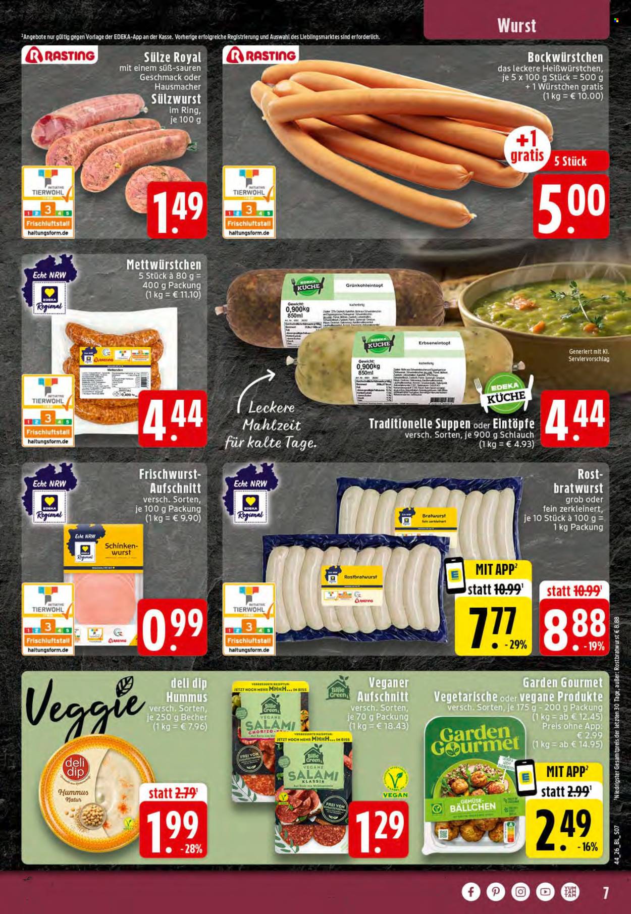 Edeka Prospekte  - 26.10.2026 - 31.10.2026. Seite 7