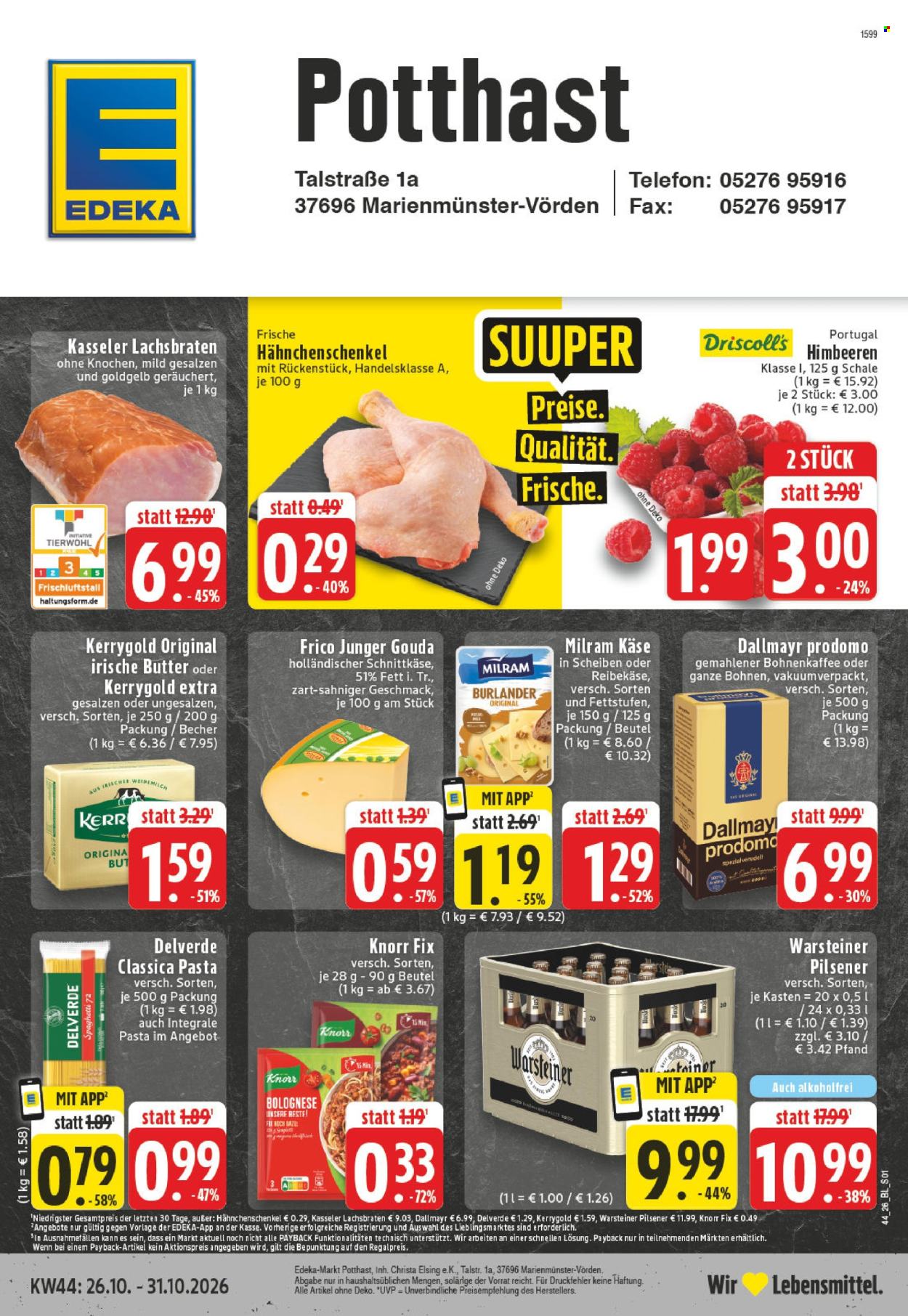 Edeka Prospekte  - 26.10.2026 - 31.10.2026. Seite 1