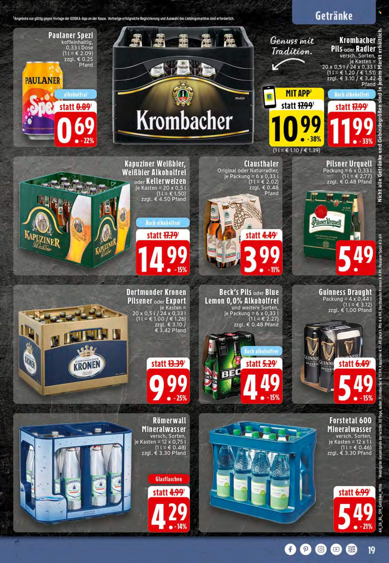 Edeka Prospekte  - 26.10.2026 - 31.10.2026. Seite 19