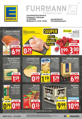 Prospekte Edeka - 26.10.2026 - 31.10.2026.