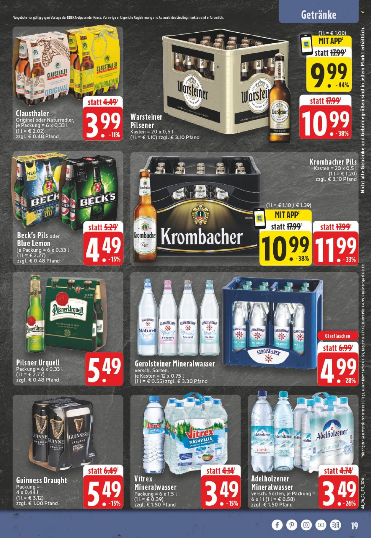 Edeka Prospekte  - 26.10.2026 - 31.10.2026. Seite 19