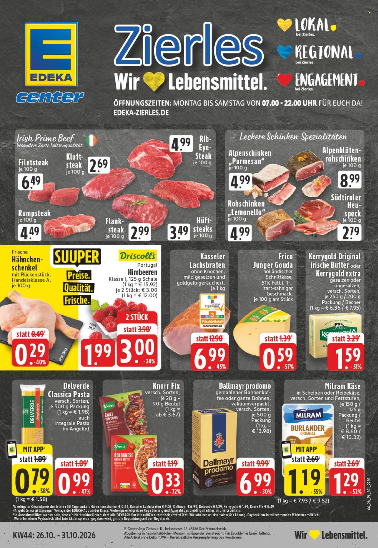 E center Prospekte  - 26.10.2026 - 31.10.2026. Seite 1