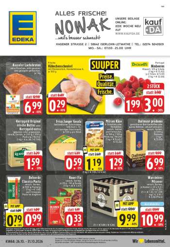 Prospekte Edeka - 26.10.2026 - 31.10.2026.