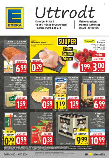Prospekte Edeka - 26.10.2026 - 31.10.2026.